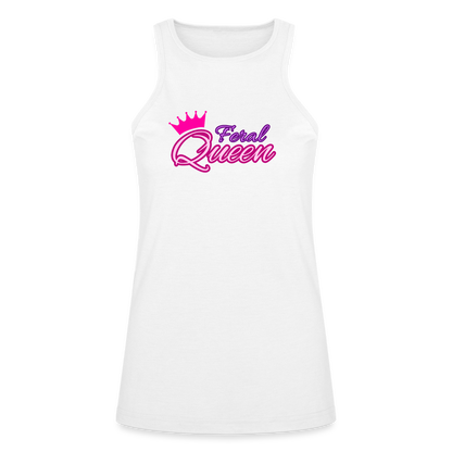 Feral Queen American Apparel Women’s Racerneck Tank - white