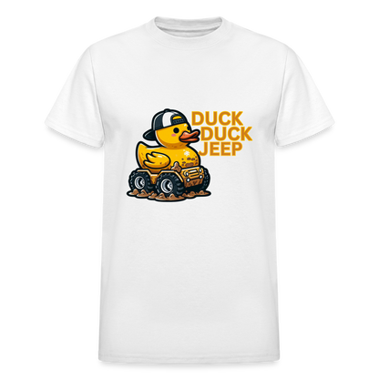 Duck Duck Jeep Gildan Ultra Cotton Adult T-Shirt - white