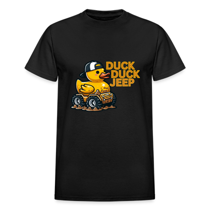Duck Duck Jeep Gildan Ultra Cotton Adult T-Shirt - black