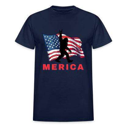 MERICA Gildan Ultra Cotton Adult T-Shirt - navy