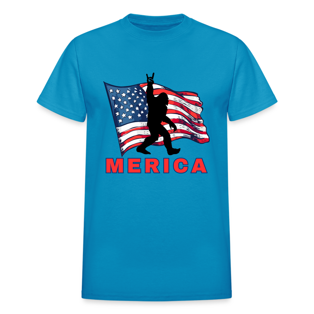 MERICA Gildan Ultra Cotton Adult T-Shirt - turquoise