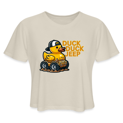 DUCK DUCK JEEP Women's Cropped T-Shirt - dust