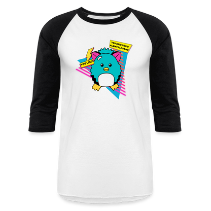 NOSTALGIA ANIMAL Baseball T-Shirt - white/black