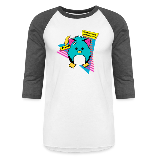 NOSTALGIA ANIMAL Baseball T-Shirt - white/charcoal