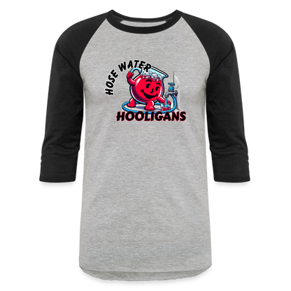 HOSE WATER HOOLIGAN Baseball T-Shirt - heather gray/black
