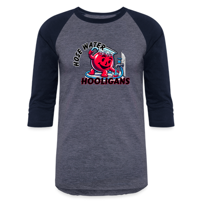 HOSE WATER HOOLIGAN Baseball T-Shirt - heather blue/navy