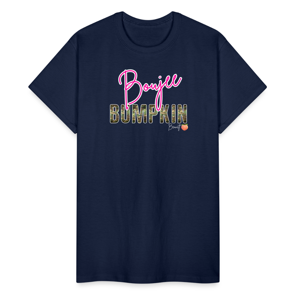 BENNETT PEACH BOUJEE BUMPKIN Gildan Ultra Cotton Adult T-Shirt - navy