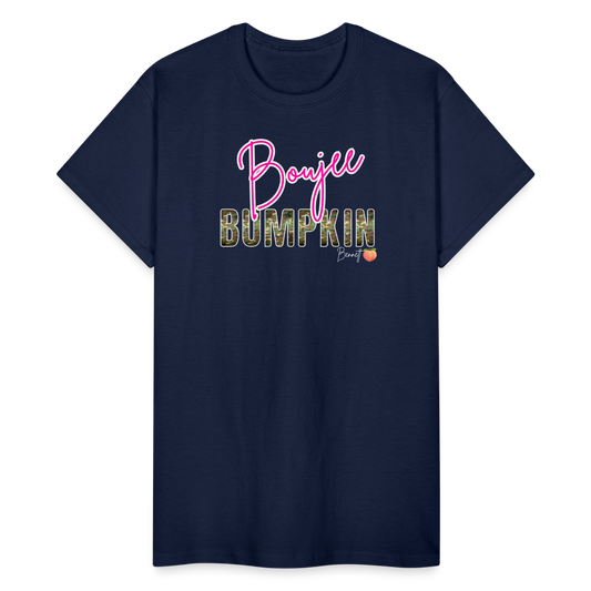 BENNETT PEACH BOUJEE BUMPKIN Gildan Ultra Cotton Adult T-Shirt - navy