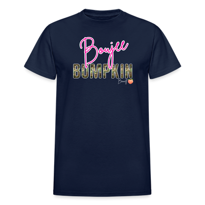 BENNETT PEACH BOUJEE BUMPKIN Gildan Ultra Cotton Adult T-Shirt - navy