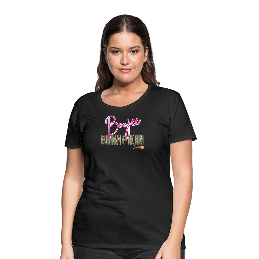 BENNETT PEACH BOUJEE BUMPKIN Women’s Premium T-Shirt - black