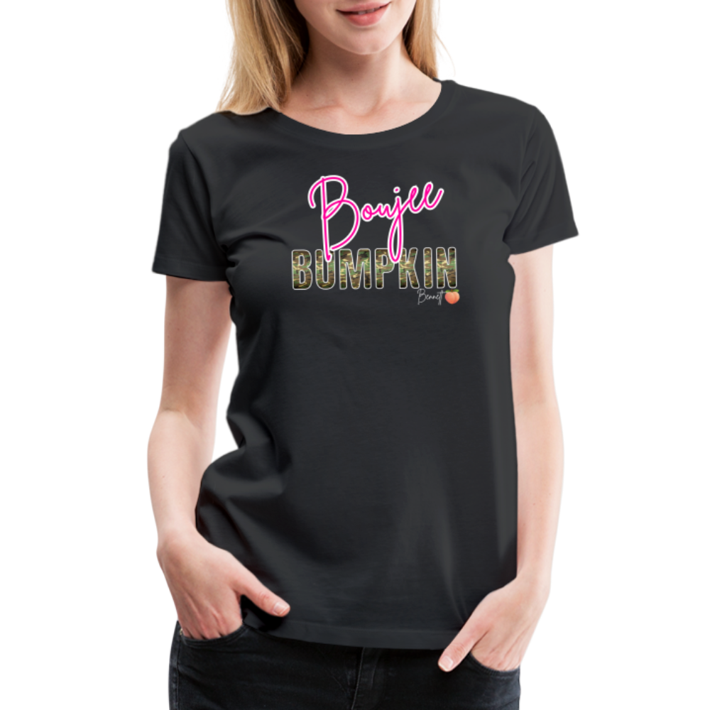 BENNETT PEACH BOUJEE BUMPKIN Women’s Premium T-Shirt - black