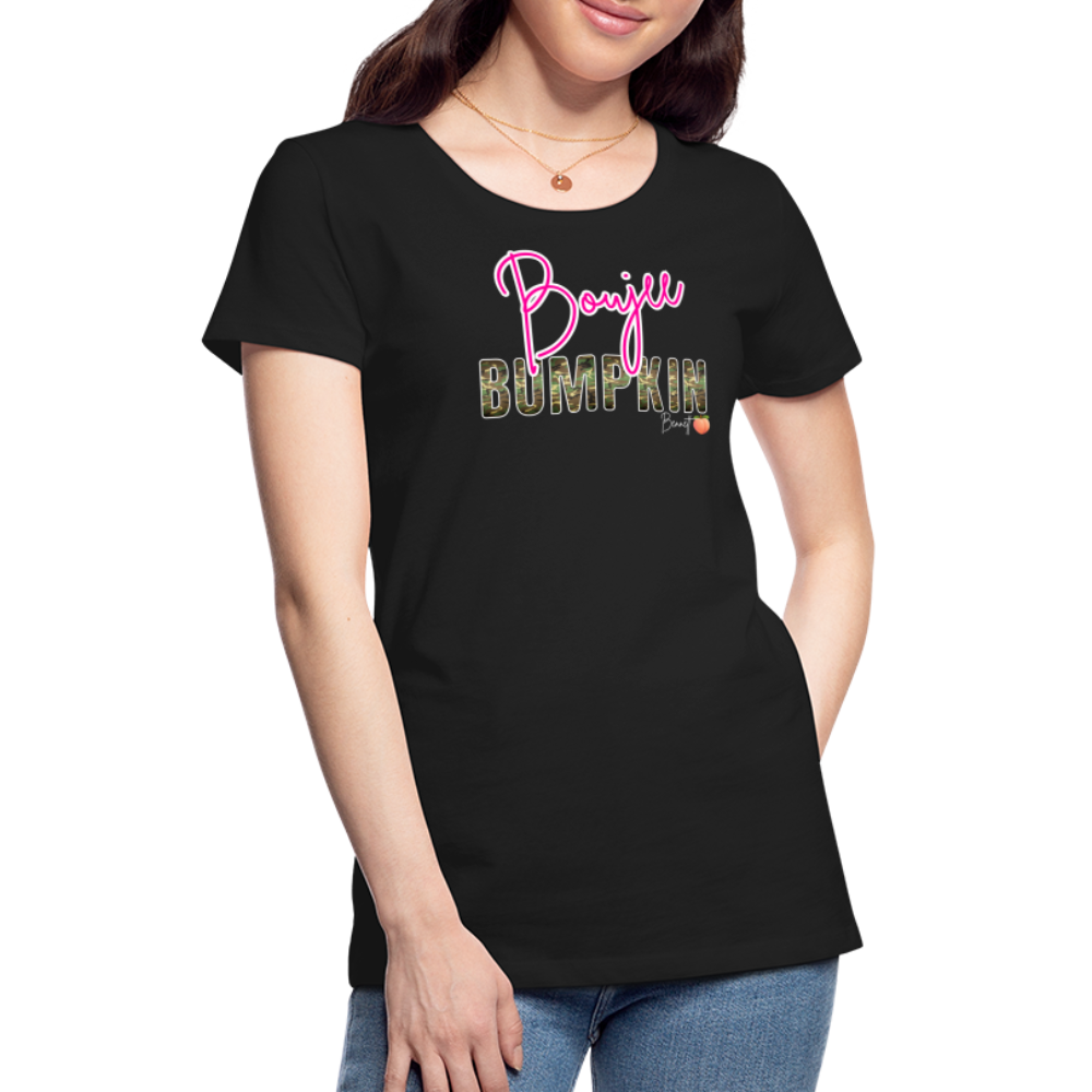 BENNETT PEACH BOUJEE BUMPKIN Women’s Premium T-Shirt - black