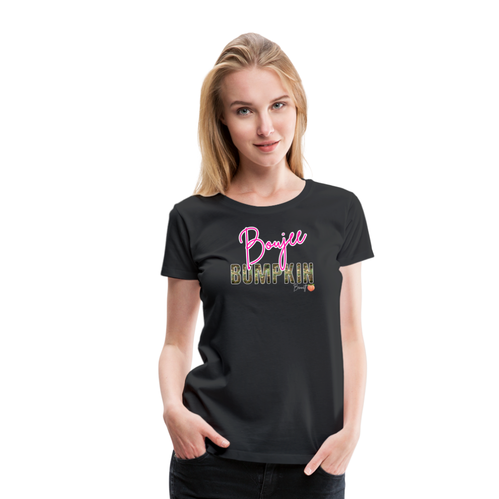 BENNETT PEACH BOUJEE BUMPKIN Women’s Premium T-Shirt - black