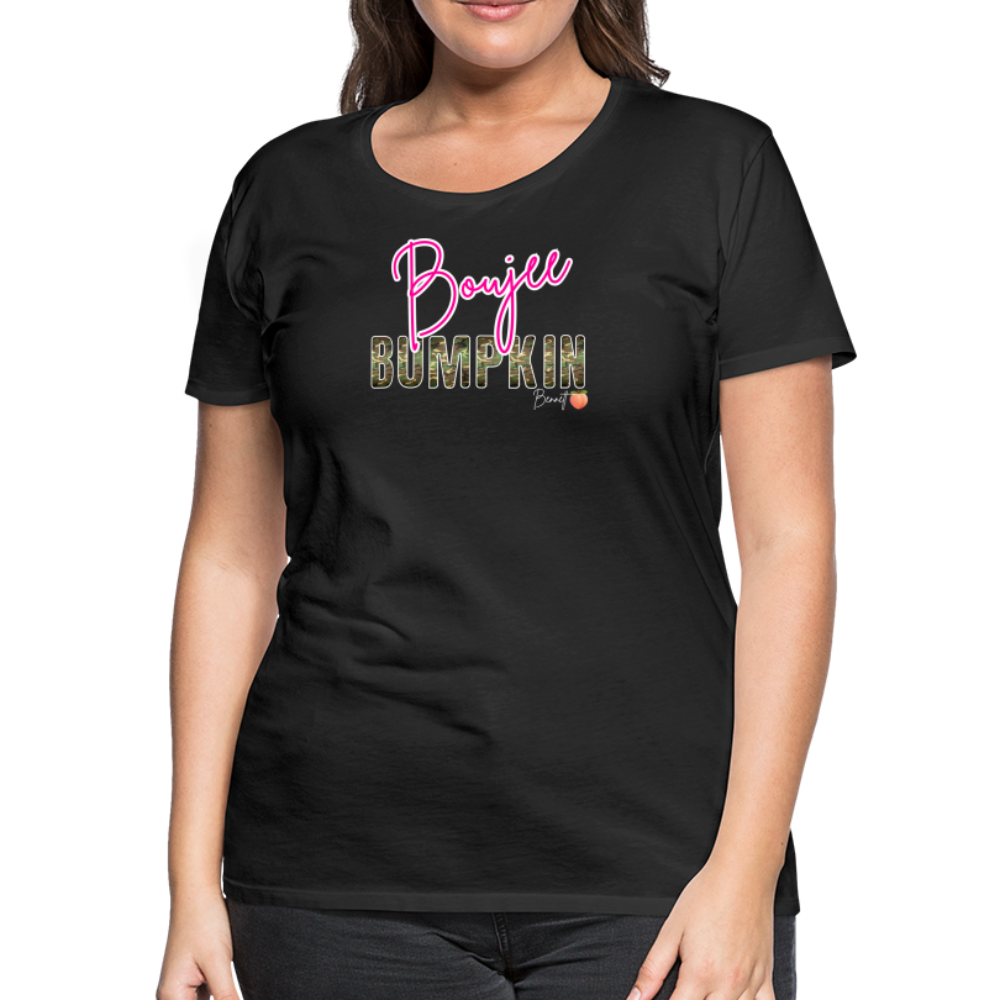 BENNETT PEACH BOUJEE BUMPKIN Women’s Premium T-Shirt - black