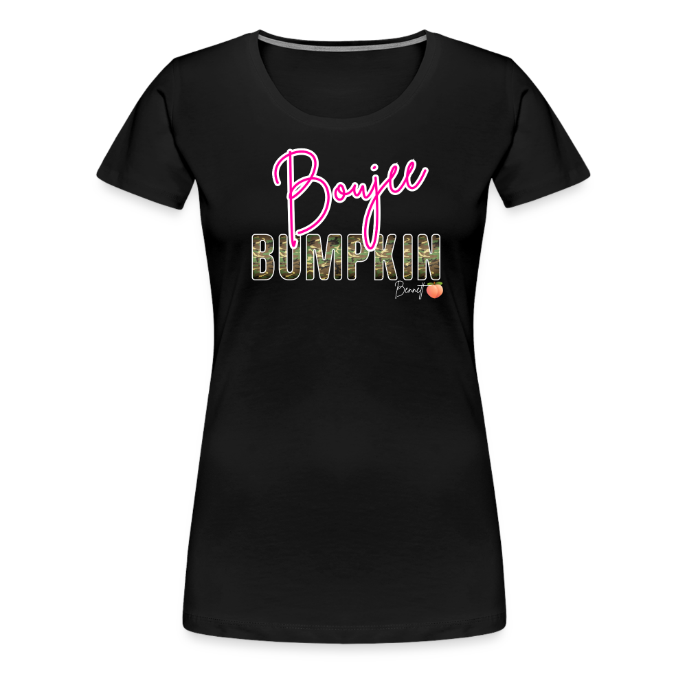 BENNETT PEACH BOUJEE BUMPKIN Women’s Premium T-Shirt - black