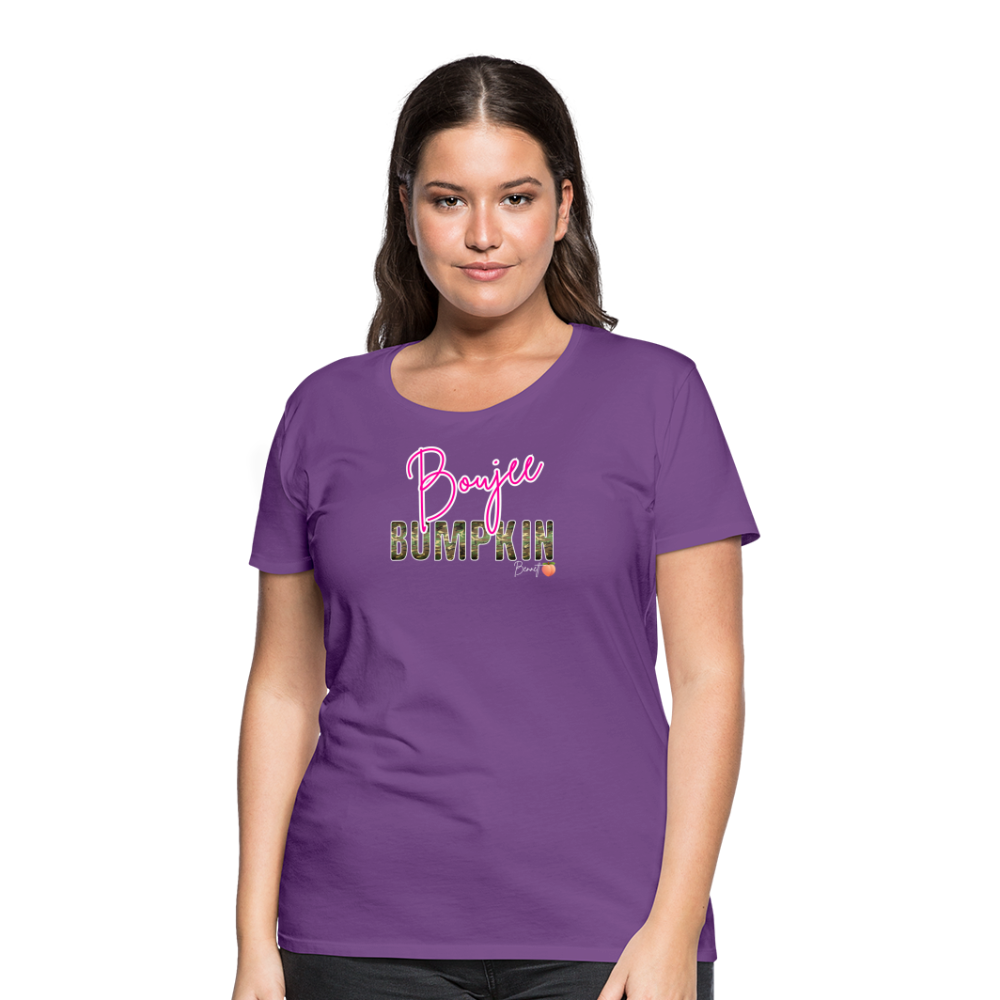 BENNETT PEACH BOUJEE BUMPKIN Women’s Premium T-Shirt - purple