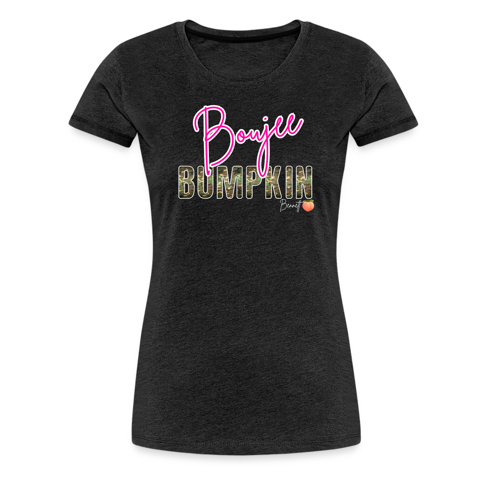 BENNETT PEACH BOUJEE BUMPKIN Women’s Premium T-Shirt - charcoal grey