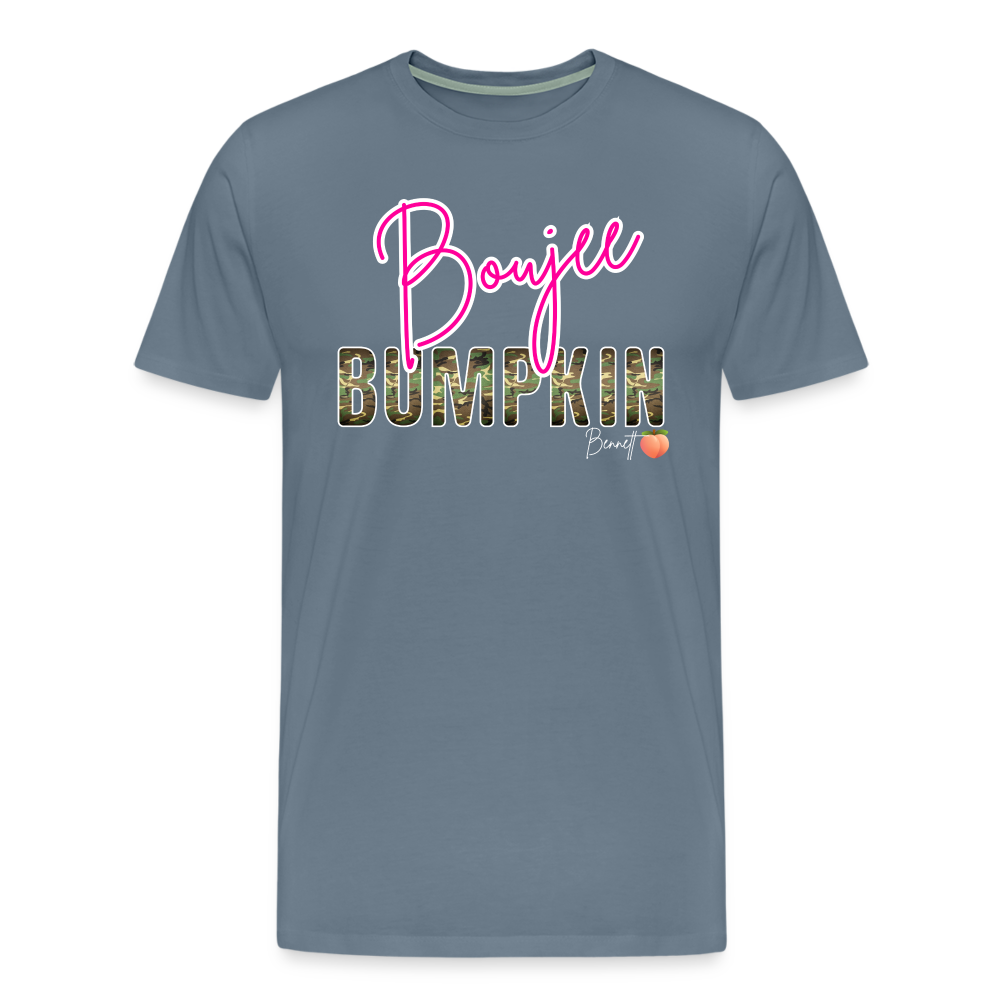 BENNETT PEACH BOUJEE BUMPKIN Men's Premium T-Shirt - steel blue