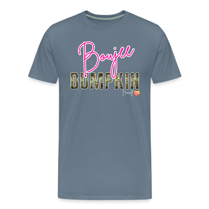 BENNETT PEACH BOUJEE BUMPKIN Men's Premium T-Shirt - steel blue