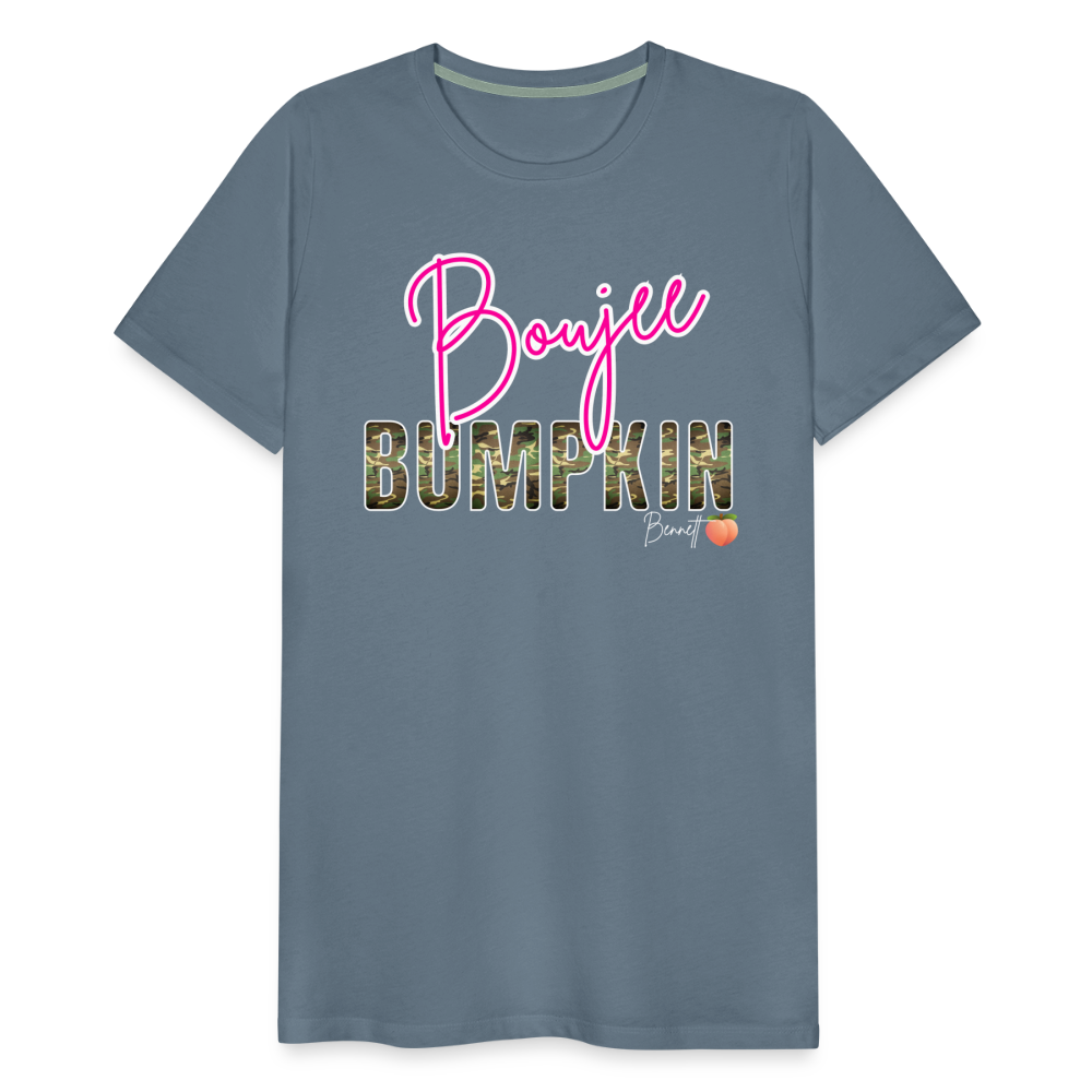 BENNETT PEACH BOUJEE BUMPKIN Men's Premium T-Shirt - steel blue