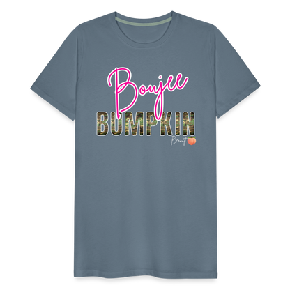 BENNETT PEACH BOUJEE BUMPKIN Men's Premium T-Shirt - steel blue