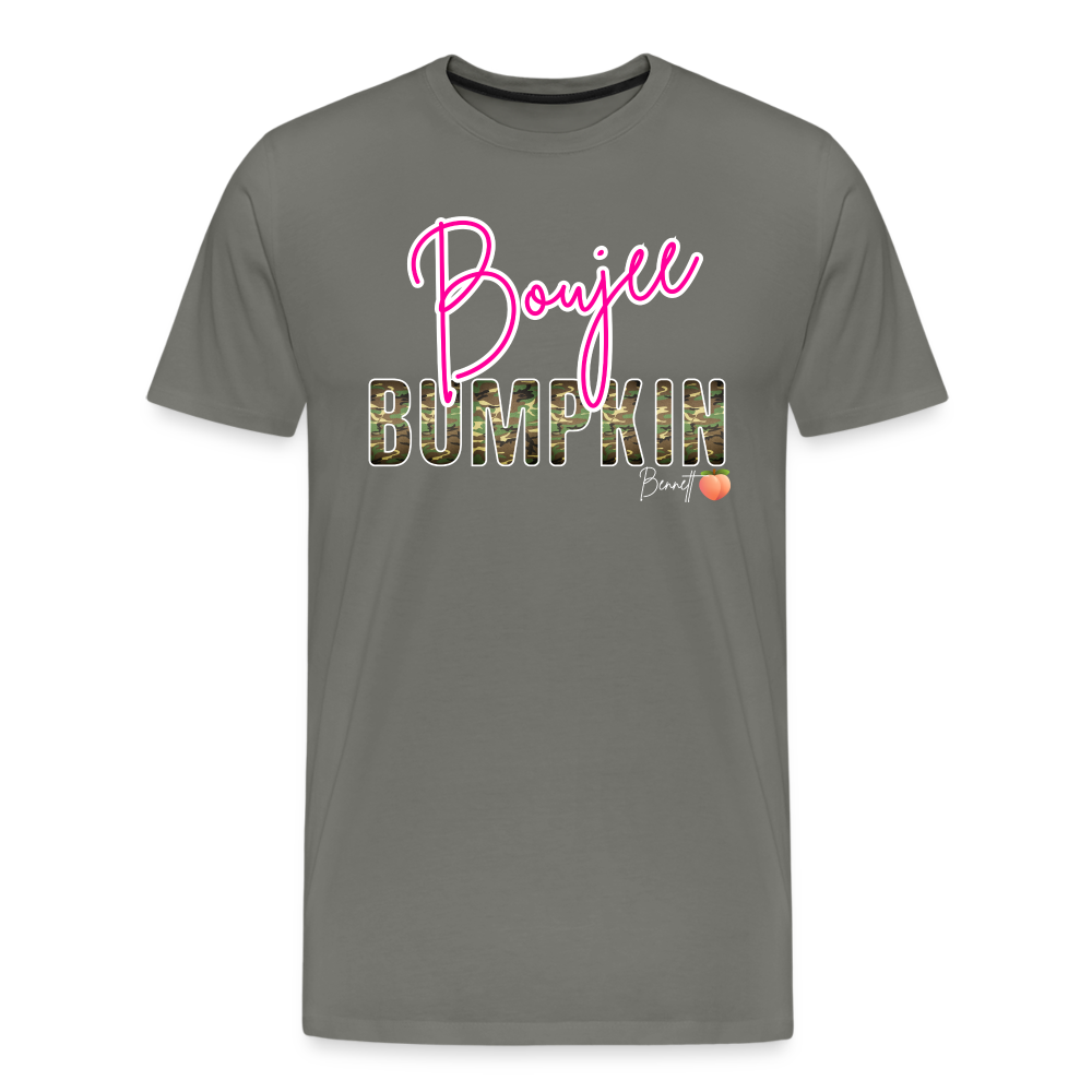 BENNETT PEACH BOUJEE BUMPKIN Men's Premium T-Shirt - asphalt gray