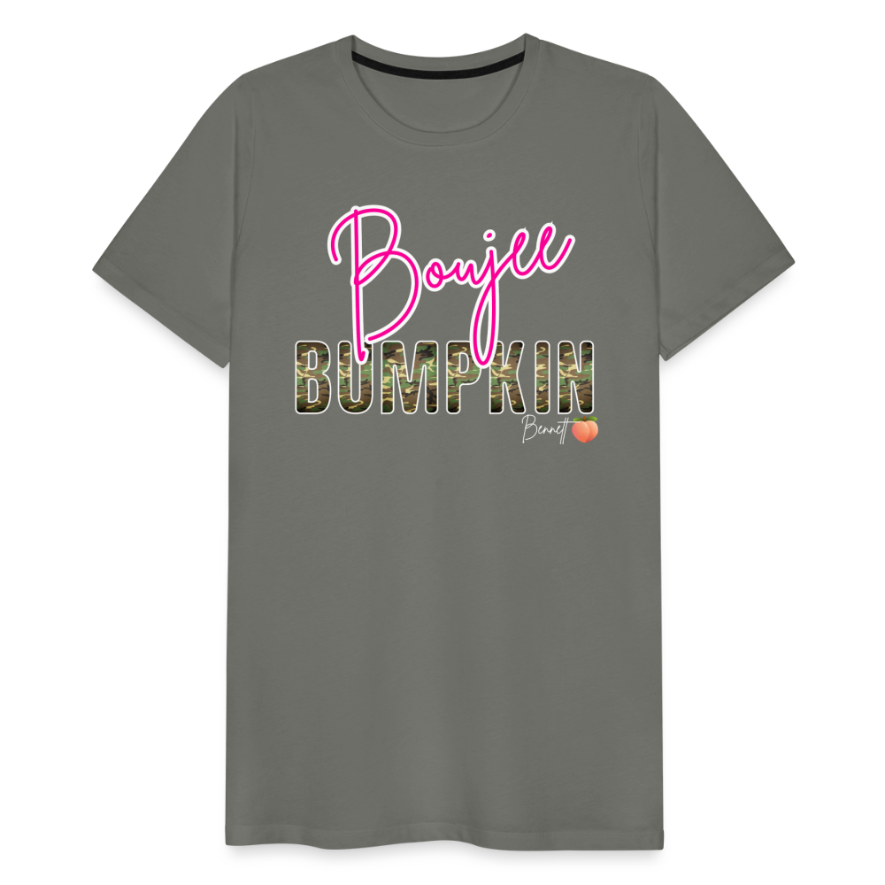 BENNETT PEACH BOUJEE BUMPKIN Men's Premium T-Shirt - asphalt gray