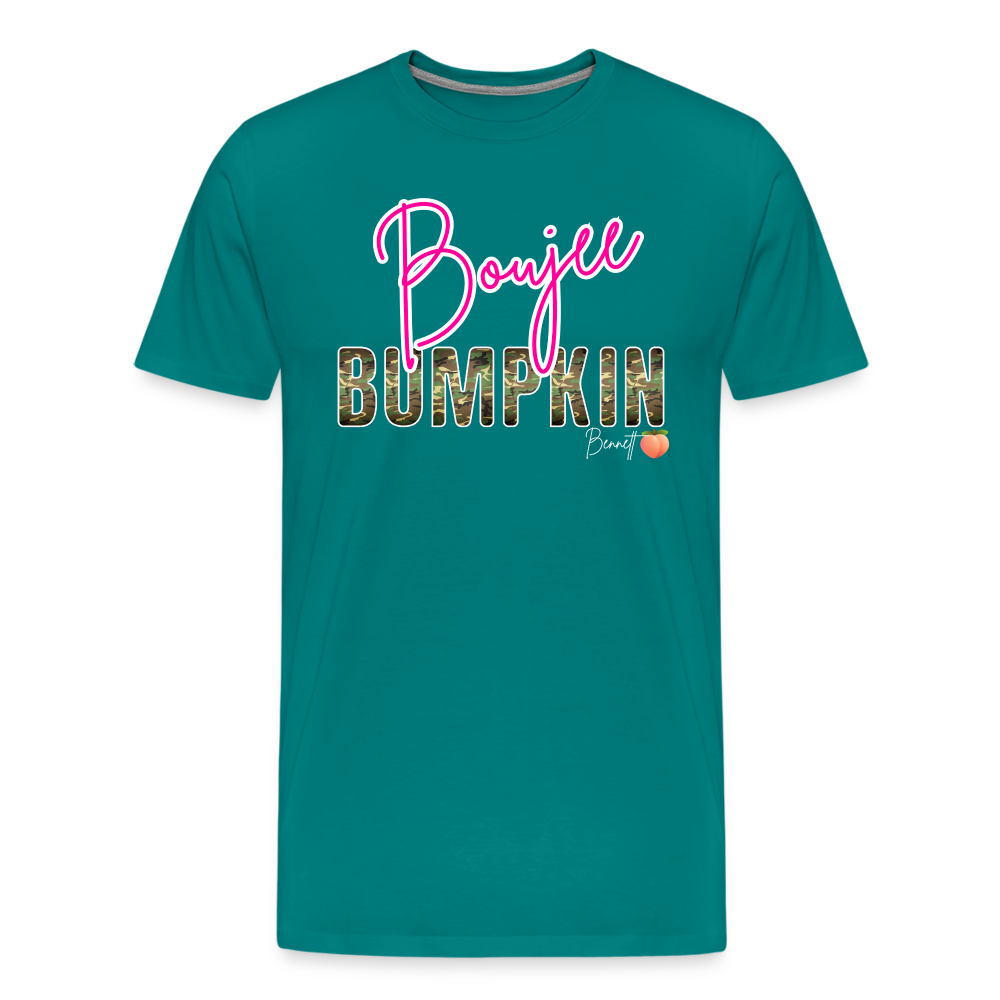 BENNETT PEACH BOUJEE BUMPKIN Men's Premium T-Shirt - teal