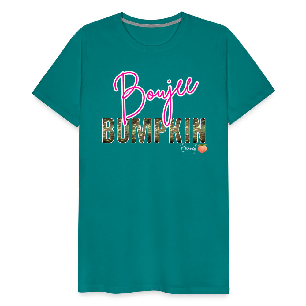 BENNETT PEACH BOUJEE BUMPKIN Men's Premium T-Shirt - teal