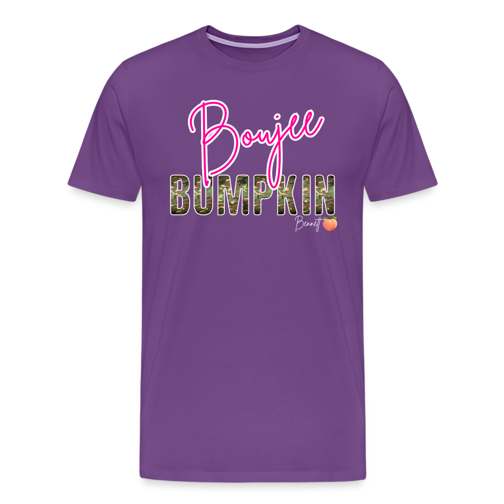 BENNETT PEACH BOUJEE BUMPKIN Men's Premium T-Shirt - purple