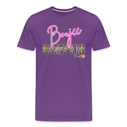 BENNETT PEACH BOUJEE BUMPKIN Men's Premium T-Shirt - purple