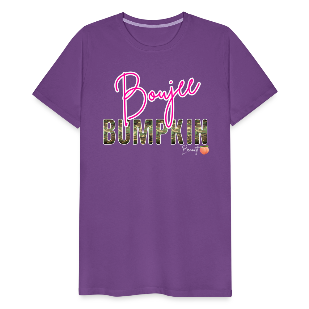 BENNETT PEACH BOUJEE BUMPKIN Men's Premium T-Shirt - purple