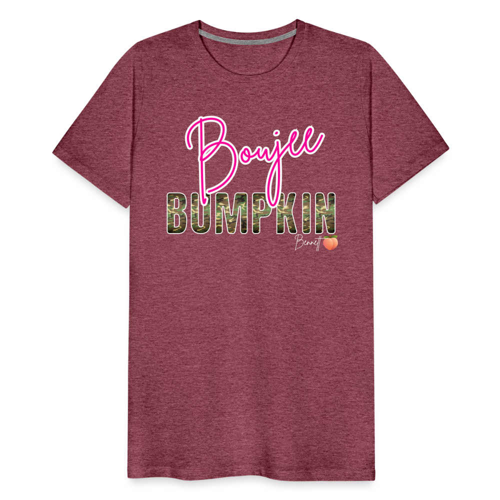 BENNETT PEACH BOUJEE BUMPKIN Men's Premium T-Shirt - heather burgundy