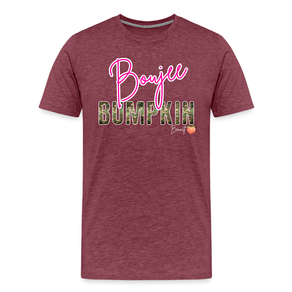 BENNETT PEACH BOUJEE BUMPKIN Men's Premium T-Shirt - heather burgundy