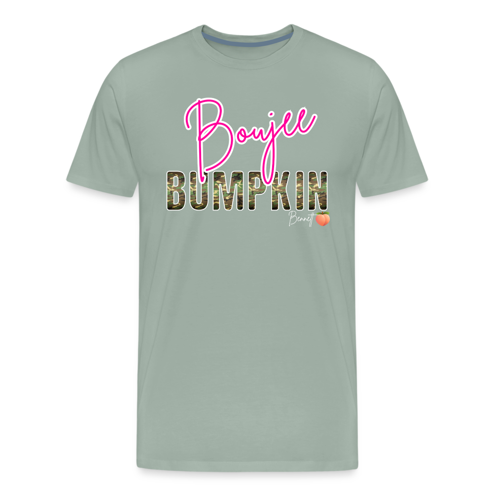 BENNETT PEACH BOUJEE BUMPKIN Men's Premium T-Shirt - steel green