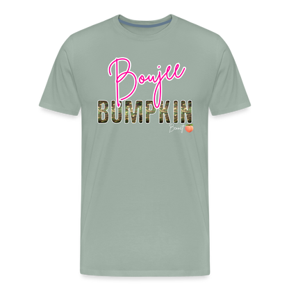 BENNETT PEACH BOUJEE BUMPKIN Men's Premium T-Shirt - steel green