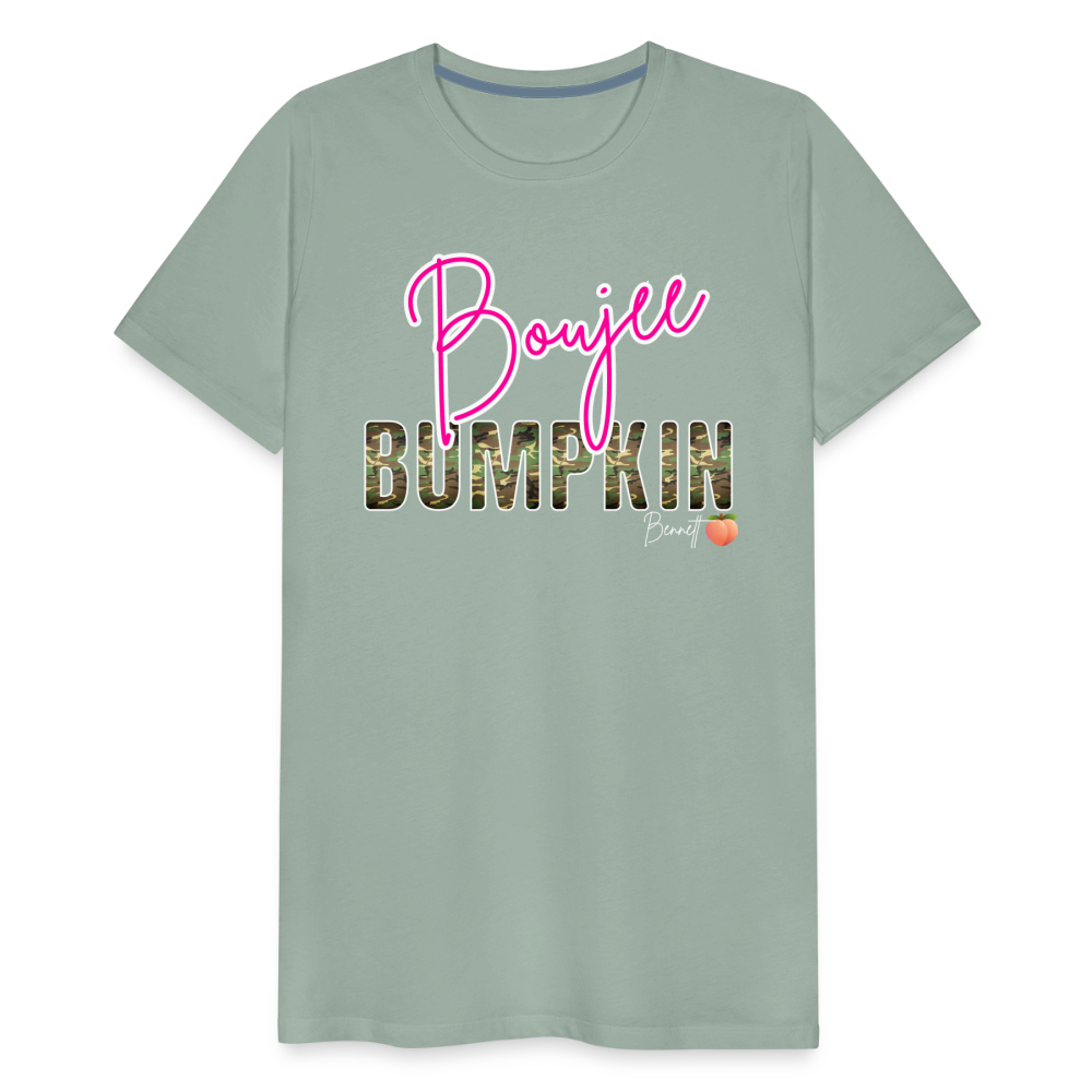 BENNETT PEACH BOUJEE BUMPKIN Men's Premium T-Shirt - steel green