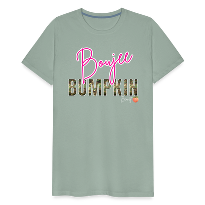 BENNETT PEACH BOUJEE BUMPKIN Men's Premium T-Shirt - steel green