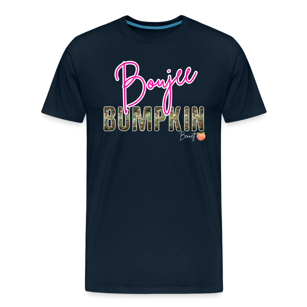 BENNETT PEACH BOUJEE BUMPKIN Men's Premium T-Shirt - deep navy