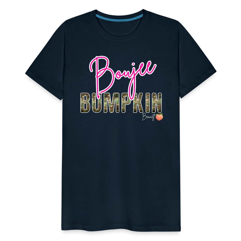 BENNETT PEACH BOUJEE BUMPKIN Men's Premium T-Shirt - deep navy