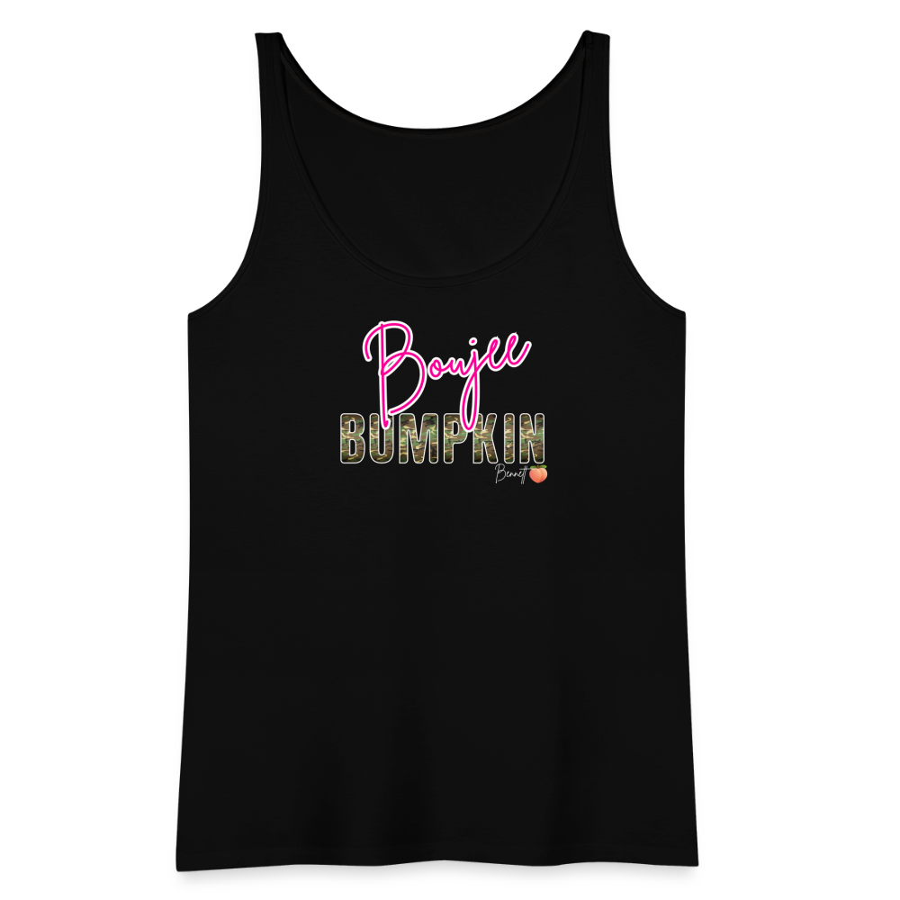 BENNETT PEACH BOUJEE BUMPKIN Women’s Premium Tank Top - black