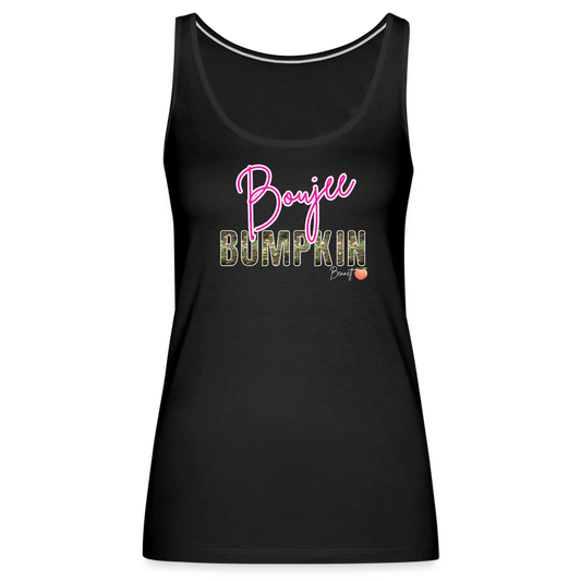 BENNETT PEACH BOUJEE BUMPKIN Women’s Premium Tank Top - black