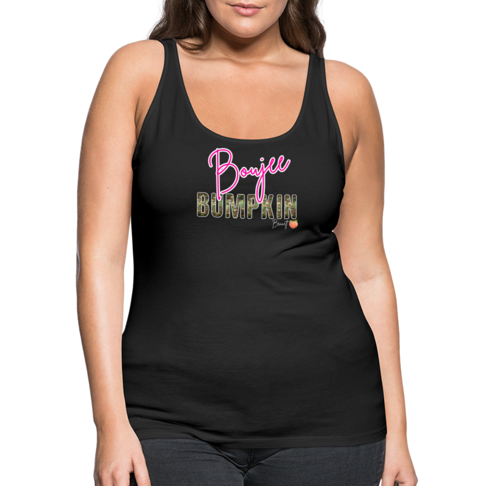 BENNETT PEACH BOUJEE BUMPKIN Women’s Premium Tank Top - black