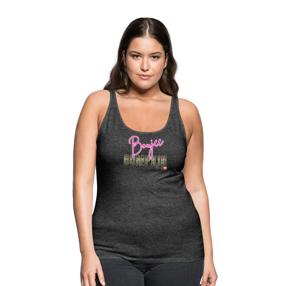 BENNETT PEACH BOUJEE BUMPKIN Women’s Premium Tank Top - charcoal grey