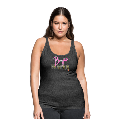 BENNETT PEACH BOUJEE BUMPKIN Women’s Premium Tank Top - charcoal grey