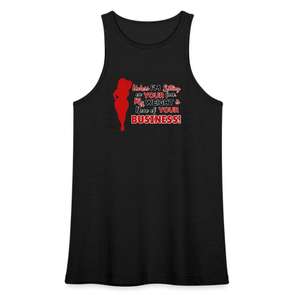 BENNETT PEACH "SITTING ON YOUR FACE"  American Apparel Women’s Racerneck Tank - black