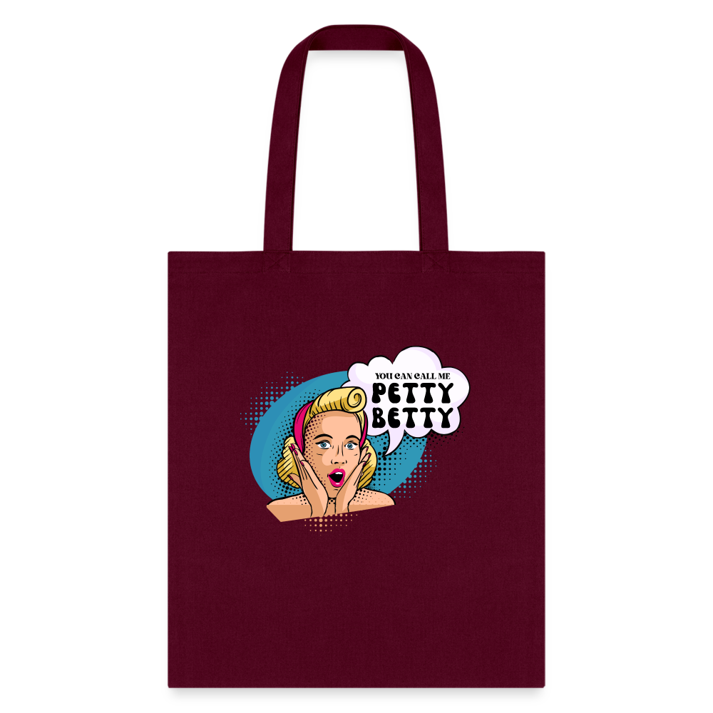 BENNETT PEACH "PETTY BETTY" Tote Bag - burgundy