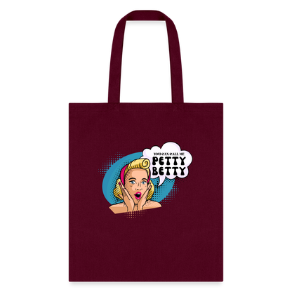 BENNETT PEACH "PETTY BETTY" Tote Bag - burgundy