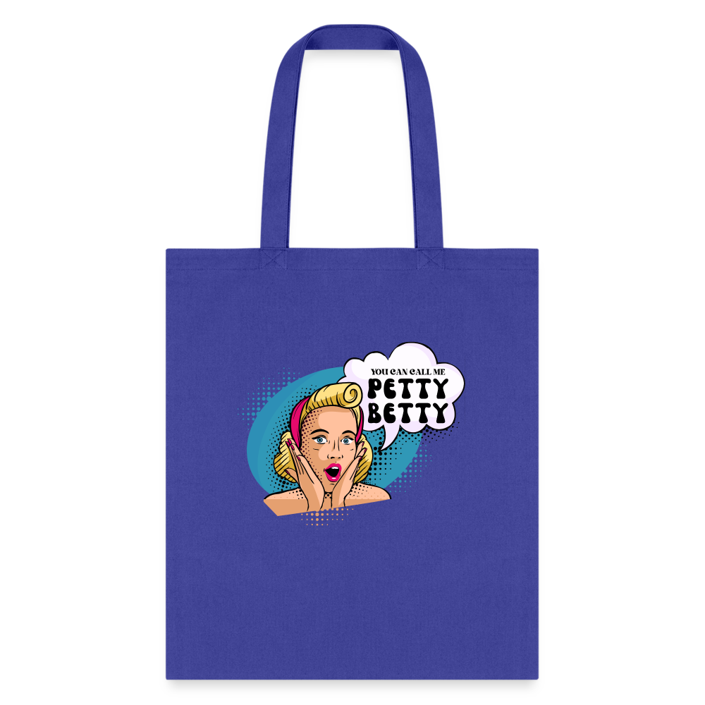 BENNETT PEACH "PETTY BETTY" Tote Bag - royal blue