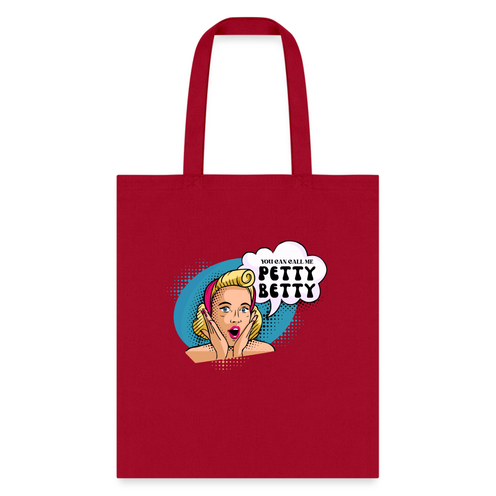 BENNETT PEACH "PETTY BETTY" Tote Bag - red